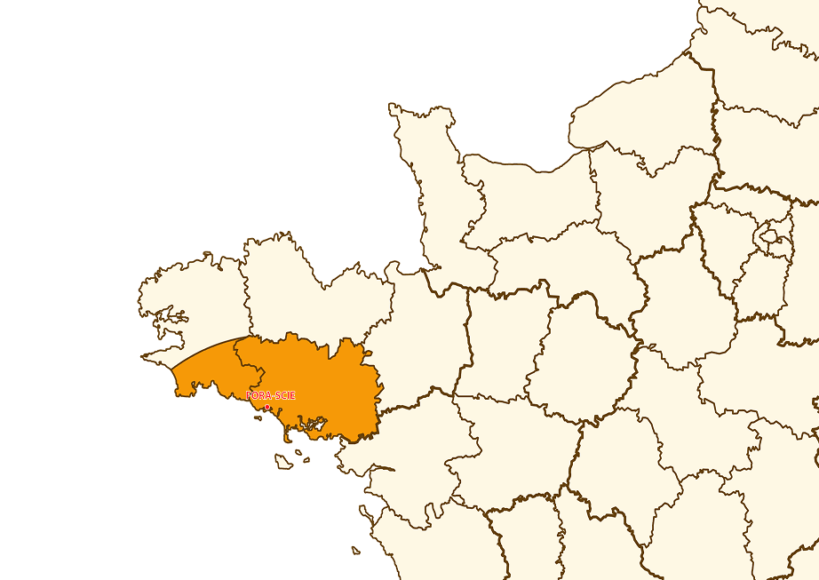 Carte d'intervention Morbihan et Vannes