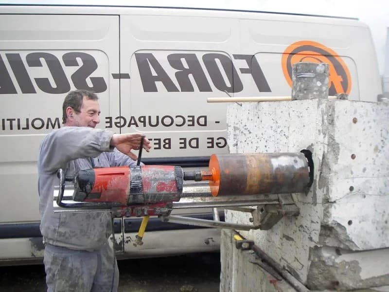 Réalisation d'un forage